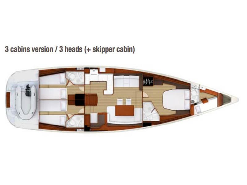 Book yachts online - sailboat - Jeanneau 58 - Padraigin II - rent