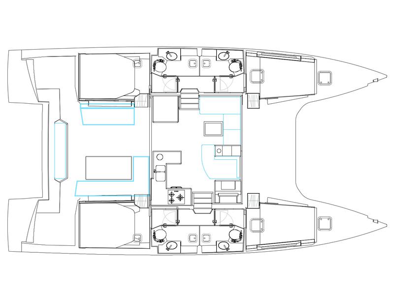 Book yachts online - catamaran - Nautitech 40 Open - Sea Spirit - rent