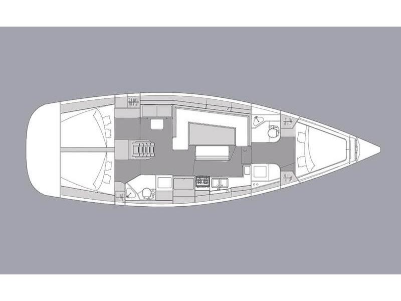Book yachts online - sailboat - Elan 45.1 Impression 3 cabins 2 heads - Urshy - rent