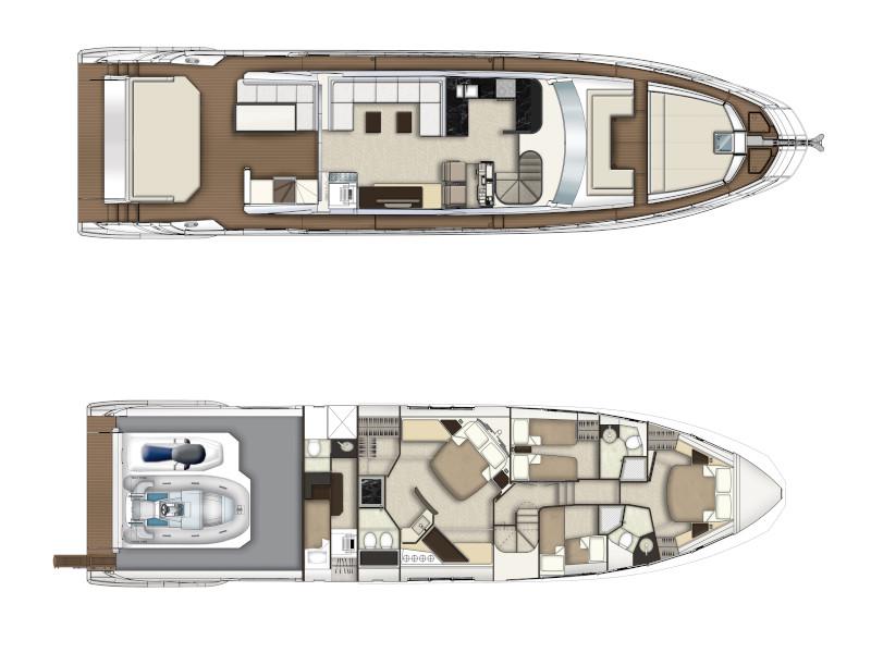 Book yachts online - motorboat - Azimut S7 - ESCAPE - rent