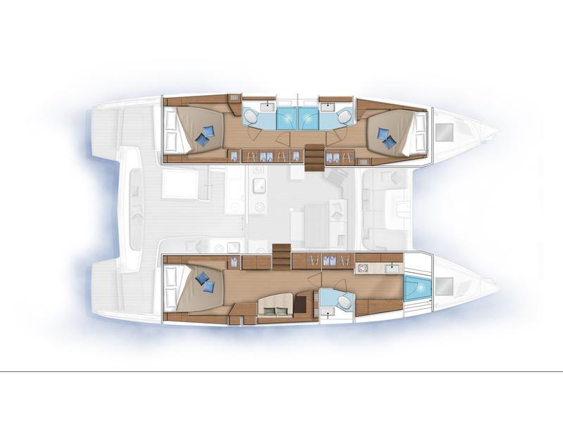 Book yachts online - catamaran - Lagoon 46 Amanaci - Amanaci - rent