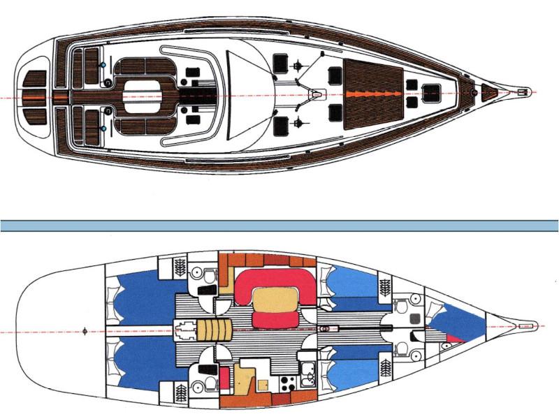 Book yachts online - sailboat - Ocean Star 51.2 - Silver Star - rent