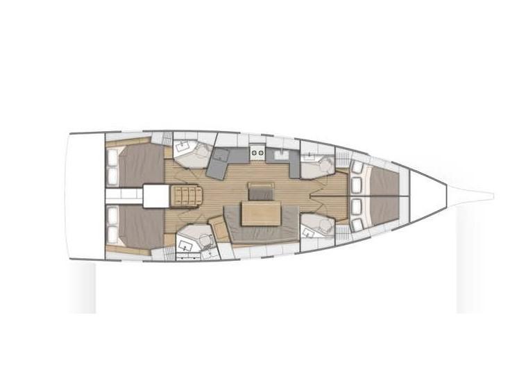 Book yachts online - sailboat - Oceanis 46.1 - Clio - rent