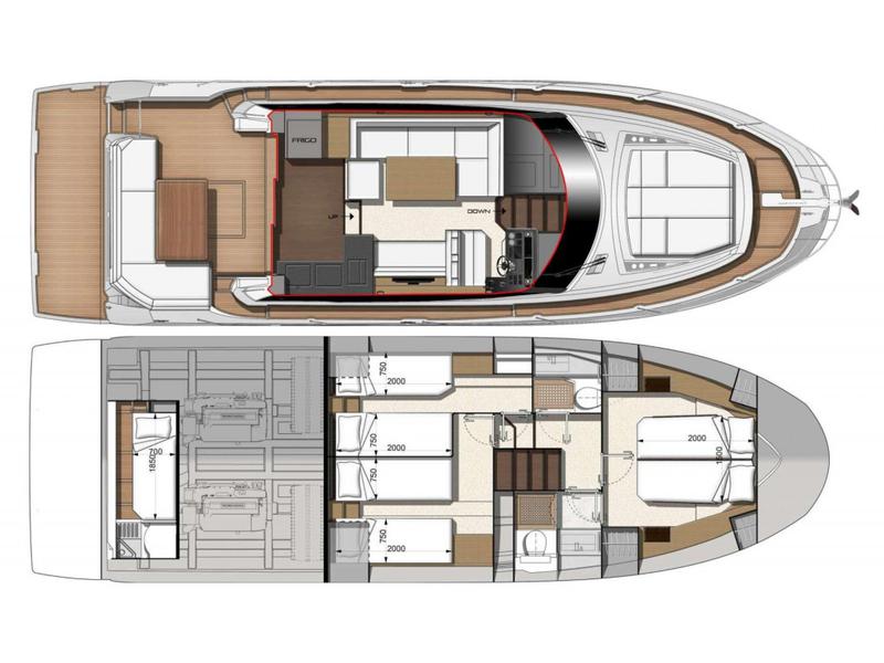 Book yachts online - motorboat - Prestige 460 Fly - Panacea - rent