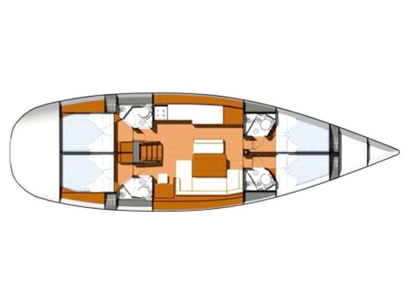 Book yachts online - sailboat - Sun Odyssey 49i - Monia - rent