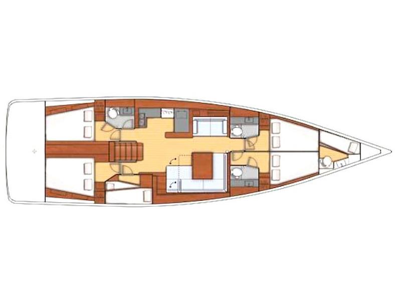 Book yachts online - sailboat - Oceanis 55 - Noemi - rent