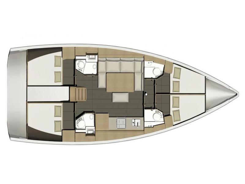 Book yachts online - sailboat - Dufour 460 Grand Large - Sonia - rent