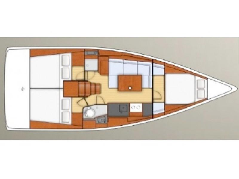 Book yachts online - sailboat - Oceanis 38 - Marta - rent