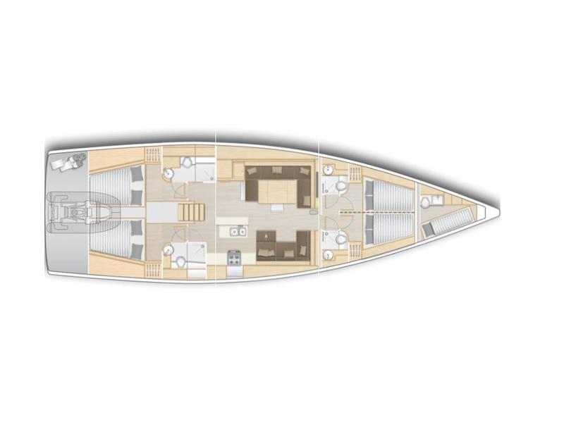 Book yachts online - sailboat - Hanse 588 - NN Hanse 588 - rent