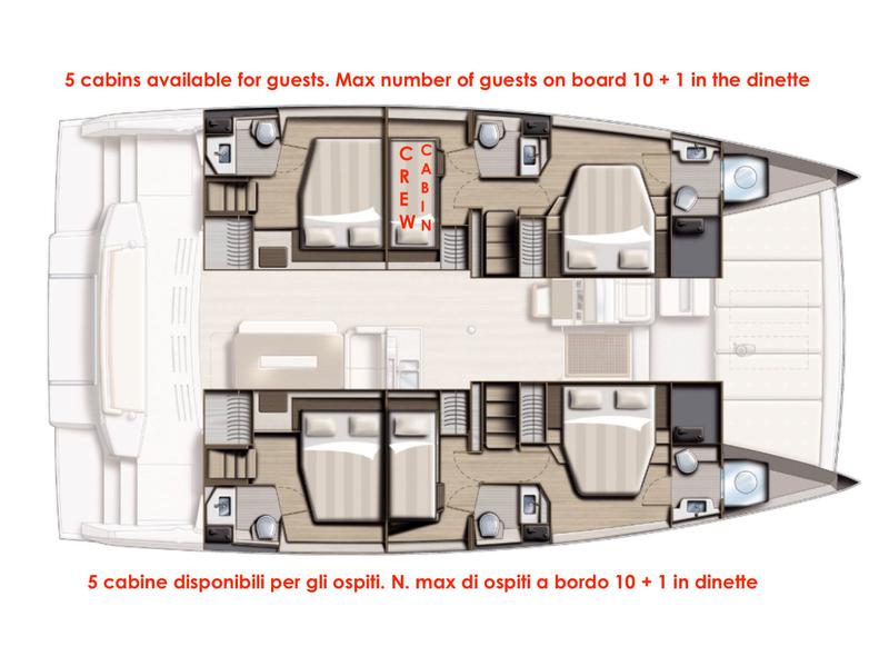 Book yachts online - catamaran - Bali 4.8 Anna - Anna - rent