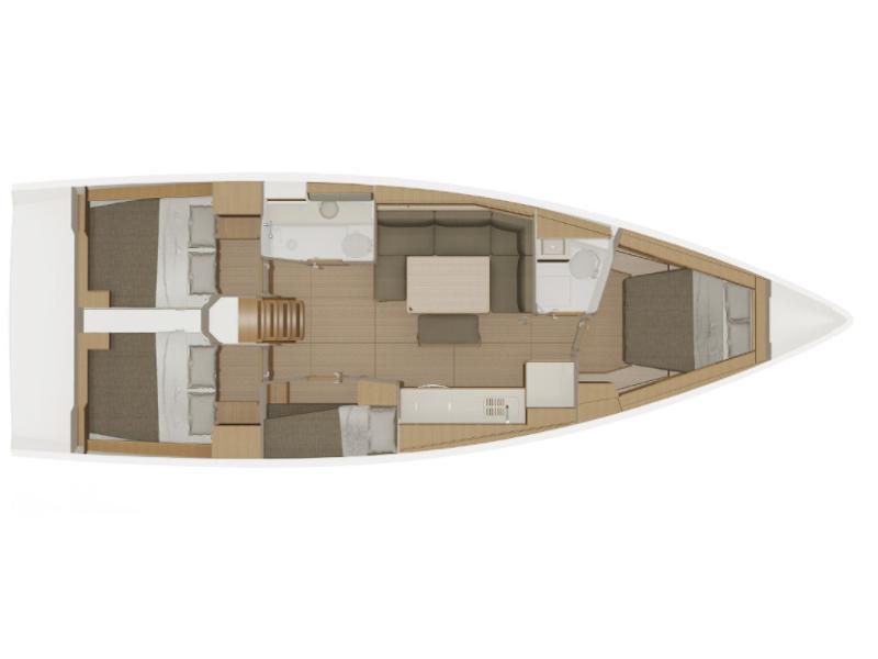 Book yachts online - sailboat - Dufour 430 Grand Large - Mojito Sunrise - rent