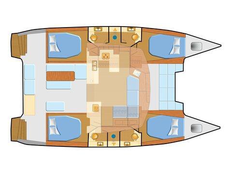 Book yachts online - catamaran - Astréa 42 - Arisa - rent