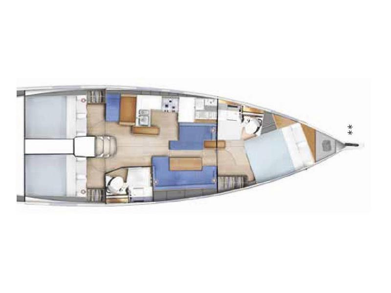 Book yachts online - sailboat - Sun Odyssey 410 - Alaska - rent