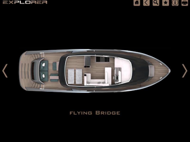 Book yachts online - motorboat - Explorer 62 Fly - Blue Moon - rent