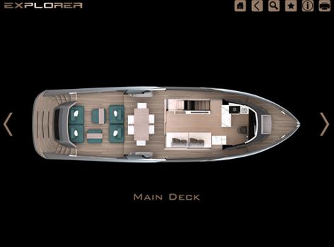 Book yachts online - motorboat - Explorer 62 Fly - Blue Moon - rent