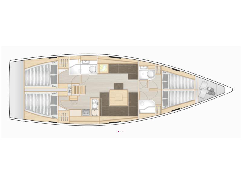 Book yachts online - sailboat - Hanse 458 - Infinity of Life - rent