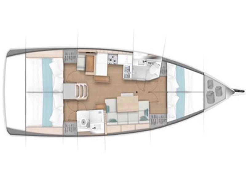 Book yachts online - sailboat - Sun Odyssey 440 - Coco - rent