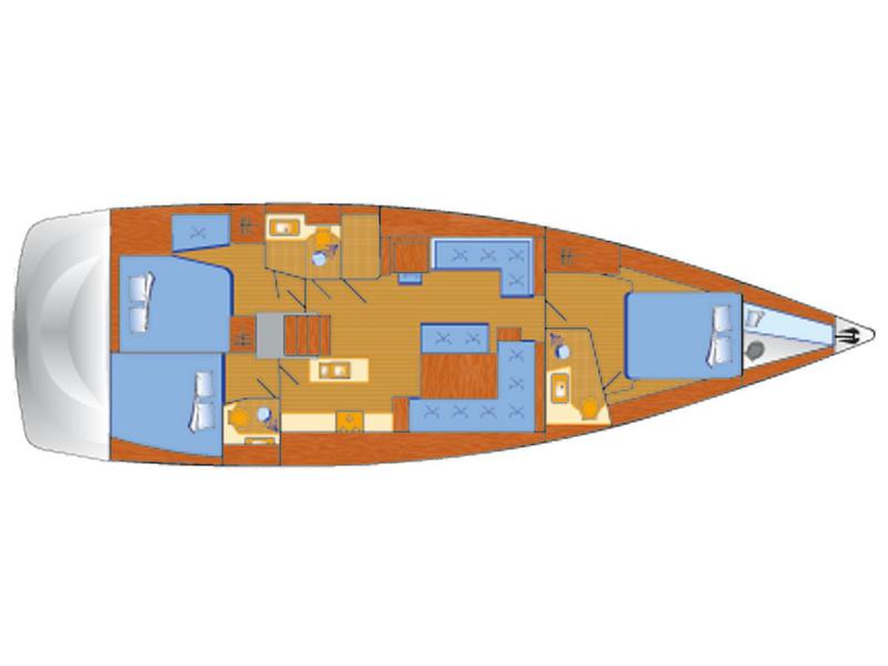 Book yachts online - sailboat - Hanse 548 - Endiva - rent