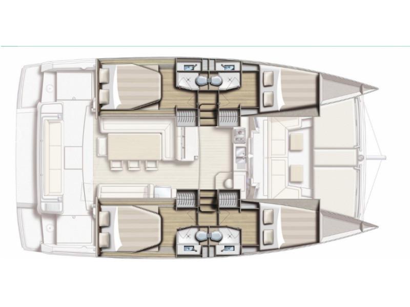 Book yachts online - catamaran - Bali 4.1/4WC - PRES- BB4-20-G - rent