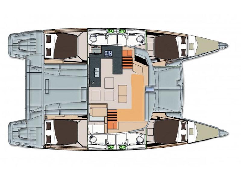 Book yachts online - catamaran - Helia 44 - Helia 44 - Only Skippered - Skipper fee not included in the price - rent