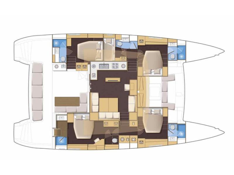 Book yachts online - catamaran - Lagoon 560 S2 - Samcat - rent