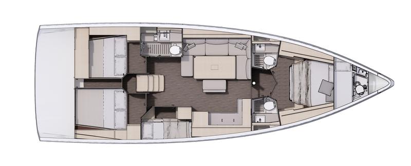 Book yachts online - sailboat - Dufour 470 - Potter - rent