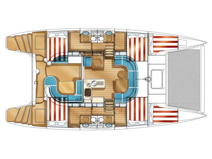 Book yachts online - catamaran - Nautitech 441 - Starlight - rent