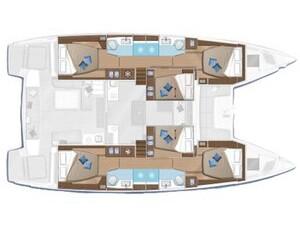 Book yachts online - catamaran - Lagoon 50 - Margeo XVI  (A/C - Generator - Water Maker - dishwasher) - rent