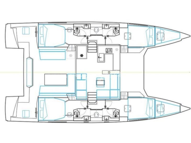 Book yachts online - catamaran - Nautitech 46 Fly - Aureliano - rent