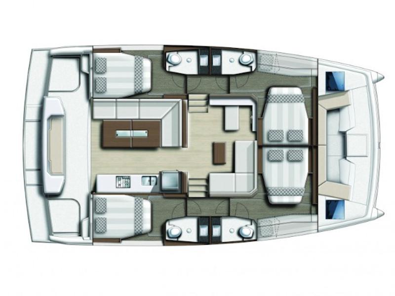 Book yachts online - catamaran - Bali Catspace - No Name 4 - rent