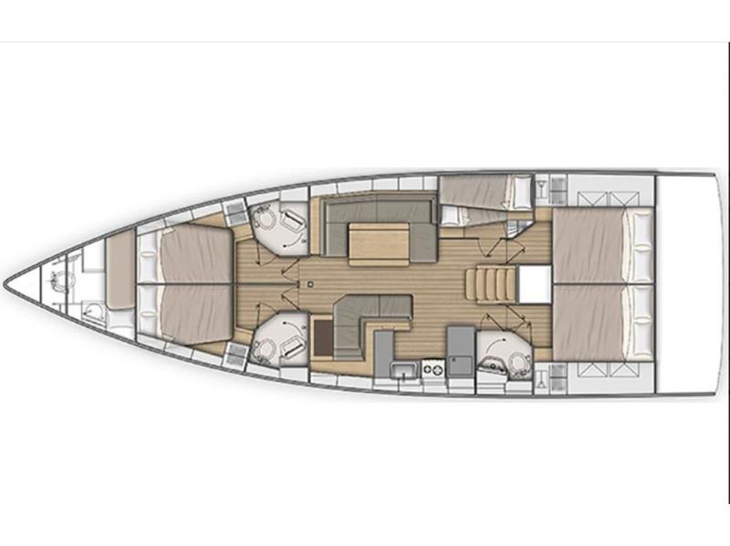 Book yachts online - sailboat - Oceanis 51.1 - OCEANIS 51.1 (2019) - ATH - rent