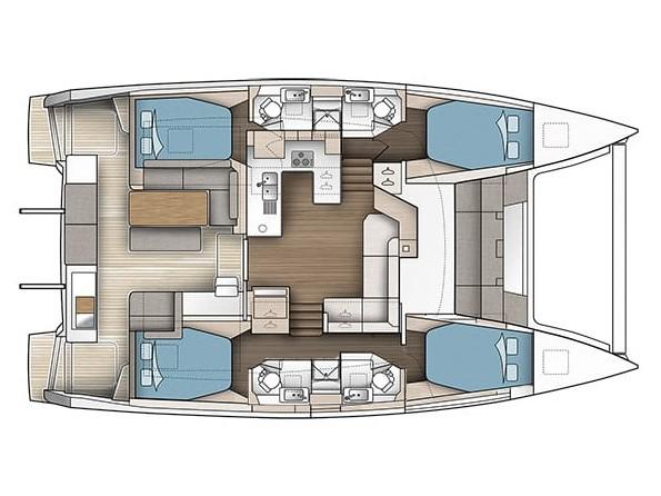 Book yachts online - catamaran - Astréa 42 - ASTREA 42 (2020) - ATH - rent