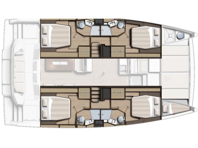 Book yachts online - catamaran - Bali 4.4 - Nafsika - rent