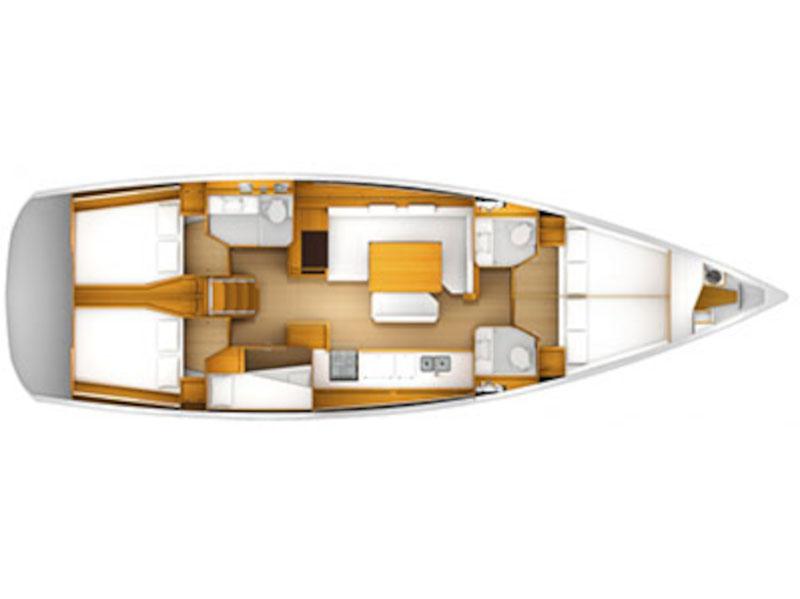 Book yachts online - sailboat - Sun Odyssey 519 - Bora - rent