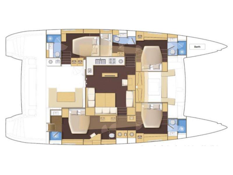 Book yachts online - catamaran - Lagoon 560 - BIG GANI - rent