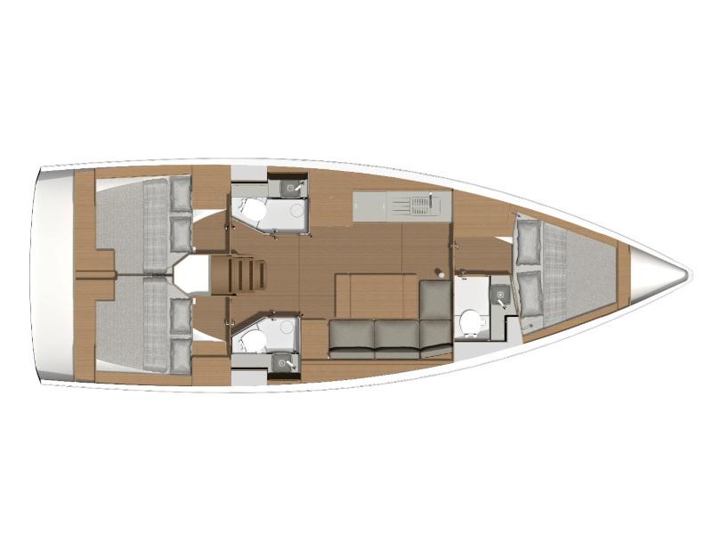 Book yachts online - sailboat - Dufour 390 - La Luz - rent