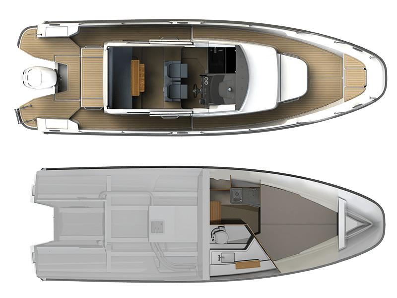 Book yachts online - motorboat - Nimbus Commuter 9 - STICH - rent