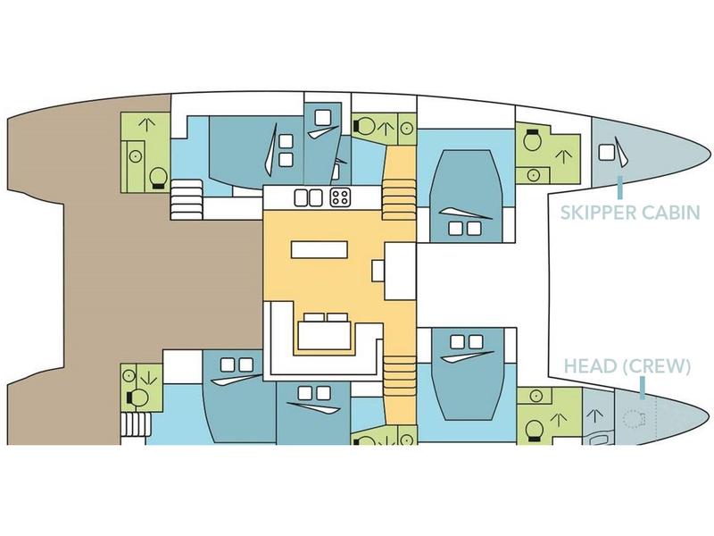 Book yachts online - catamaran - Lagoon 52F - AKANA - rent