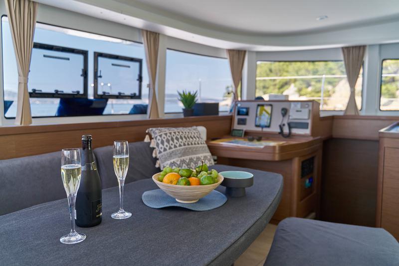 Book yachts online - catamaran - Lagoon 42 - AURA Luxury Crewed [AC saloon+cabins, Icemaker, Sea Scooter, Dinghy 20 HP] - rent