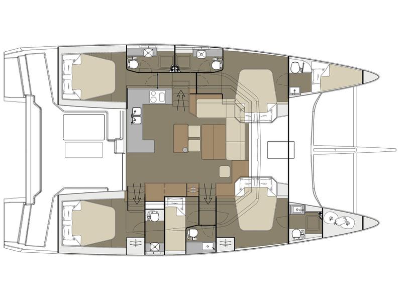 Book yachts online - catamaran - Dufour 48 - My Blue heaven - Deluxe - rent