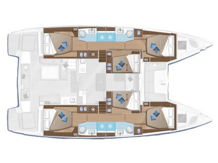 Book yachts online - catamaran - Lagoon 50 - For Sail Again - rent