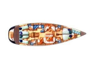 Book yachts online - sailboat - Jeanneau 54DS - Maximinia | with generator &amp; inverter - rent