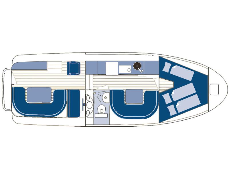Book yachts online - motorboat - Passion 880 OC - Niörd - rent