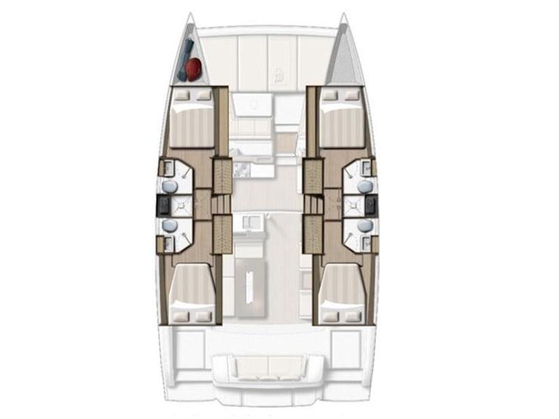 Book yachts online - catamaran - Bali 4.2 - KOS 42.3 - rent