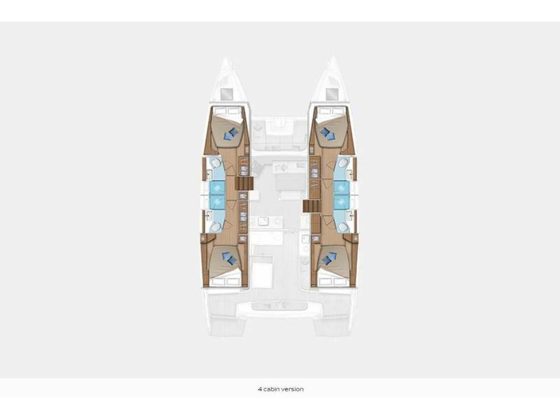 Book yachts online - catamaran - Lagoon 46 A/C &amp; GEN &amp; WM - PNOE - rent