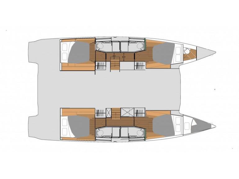 Book yachts online - catamaran - Elba 45 GEN &amp; A/C &amp; WM - NIGHT BREEZE - rent