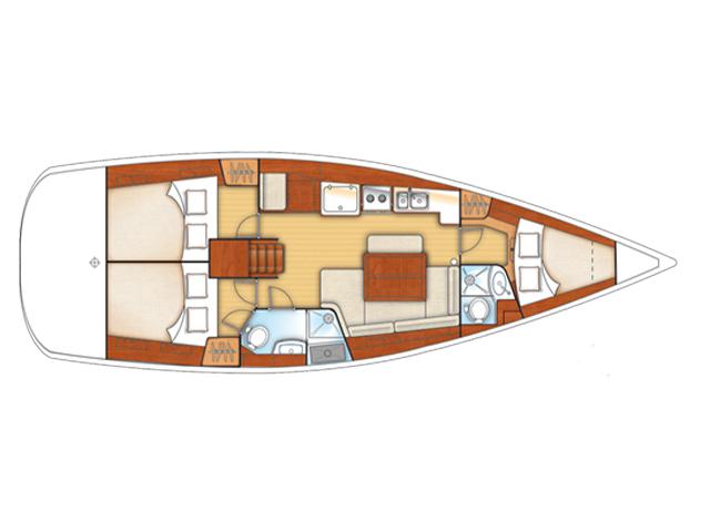 Book yachts online - sailboat - Oceanis 40 - FELIX - Refit 2018 - rent