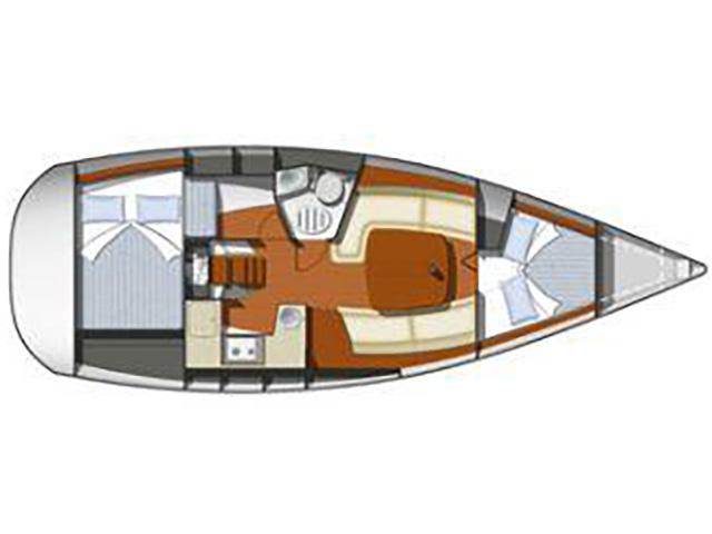 Book yachts online - sailboat - Sun Odyssey 32 i - SO32i-08-L - rent
