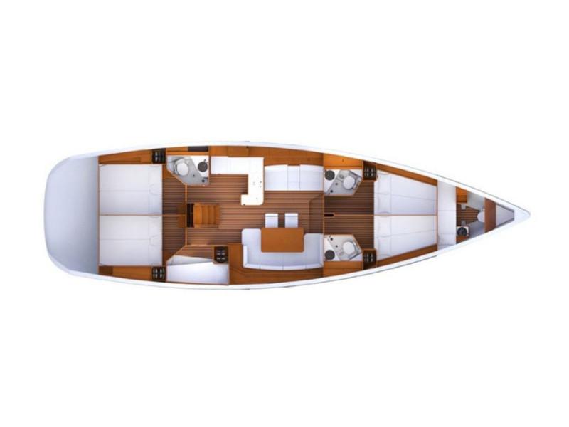 Book yachts online - sailboat - Jeanneau 53 - Melpomene - rent