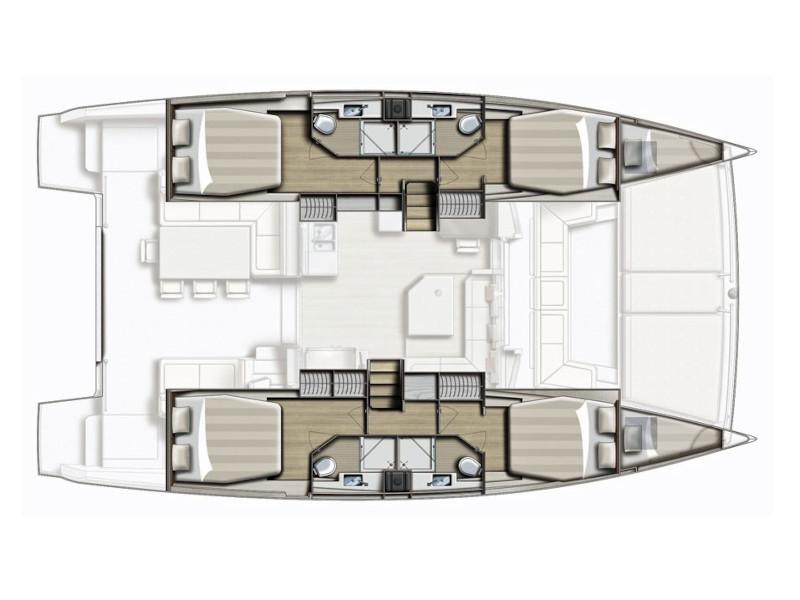 Book yachts online - catamaran - Bali 4.5 - Salina - rent